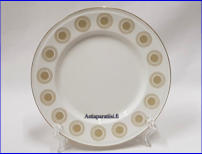 ARABIA,Bellis pullalautanen / leip�lautanen,Design:Richard Lindh. Koriste, Olga Osol,lautanen halkaisija n.16,8 cm, Suunniteltu 1967-1972, 5 kpl,22�/ kpl ( Tuote nro 148PL )