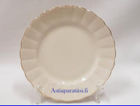 ARABIA,Kultakorva pullalautanen / leip�lautanen,Design:Kaj Franck,lautanen halkaisija n.17 cm, Suunniteltu 1949-1964 , 5 kpl,18�/ kpl ( Tuote nro 168PL )