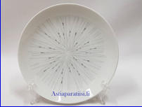 ARABIA,Stella pullalautanen / leip�lautanen,Design: Raija Uosikkinen (koriste), Kyllikki Salmenhaara (malli),lautanen halkaisija n.15,8 cm, Suunniteltu vuonna  1957-1970, 5 kpl,22�/ kpl ( Tuote nro 178PL )
