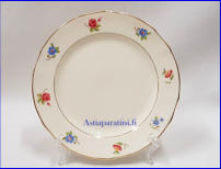 ARABIA,Ruusu siirtokuva  pullalautanen / leip�lautanen,lautanen halkaisija n.17,5 cm, Suunniteltu vuonna  1949-1964, 6 kpl,17�/ kpl ( Tuote nro 183PL )