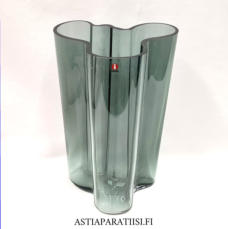 IITTALA, "Savoy"  harmaa v�ri  maljakko ,Design:Alvar Aalto.Merkitty Alvar Aalto Iittala,Korkeus 25,1 cm, halkaisija n. 17cm 0kpl,( Tuote nro / Item #108MA )