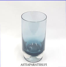IITTALA, vaaleansininen maljakko,Design:Tapio Wirkkala,Korkeus n.15 cm, halkaisija n.7,5 cm,1 kpl,48� /kpl ( Tuote nro / Item #193MA )