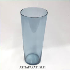 IITTALA,Kartio harmaa maljakko,Design: Kaj Franck,tuotannossa 1956-1961-luku,Korkeus n.22,5 cm, halkaisija n.10 cm,1 kpl,58� /kpl ( Tuote nro / Item #192MA )