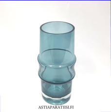 RIIHIM�EN LASI, harmaa lasimaljakko,Design: Tamara Aladin,Korkeus n.20 cm, halkaisija n.8 cm,0 kpl,( Tuote nro / Item #194MA )