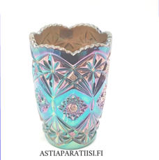 RIIHIM�EN LASI, Lysterilasi / Myrkkylasi maljakko, Korkeus n.14 cm, halkaisija n. 9,7 cm,1 kpl,88� /kpl ( Tuote nro / Item #216MA