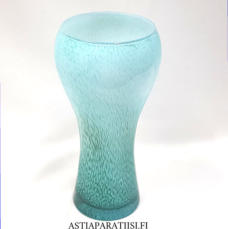 NUUTAJ�RVI,Pastoraali vihert�v� lasimaljakko,Design:Inkeri Toikka,Valmistusvuosi 1985-luku,Korkeus n.22,2 cm, leveys n. 9,5 cm,1kpl,66�/kpl ( Tuote nro / Item #225MA