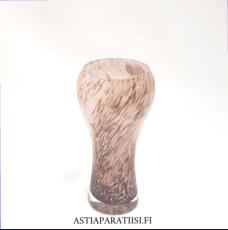NUUTAJ�RVI,Pastoraali moniv�rinen lasimaljakko,Design:Inkeri Toikka,Valmistusvuosi 1985-luku,Korkeus n.15,7 cm, leveys n. 6,6 cm,1kpl,36�/kpl ( Tuote nro / Item #229MA
