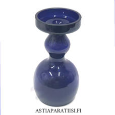 NUUTAJ�RVI LASI, sininen lasimaljakko,Design:Oiva Toikka,Valmistettu  1966-luku,Korkeus n.18,5 cm, halkaisija n.8,8 cm,1 kpl,98� /kpl ( Tuote nro / Item #233MA )