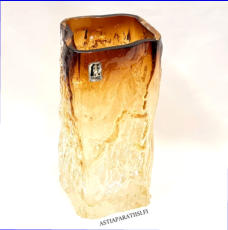 KUMELA OY,Lasimaljakko,Design:Kaj Blomqvist,Signeerattu,Korkeus n. 21 cm, leveys n.10 cm x 10 cm,1 kpl,74�/kpl ( Tuote nro / Item #265MA )