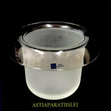 ARABIA,Finn Crystal,Apollo lasimaljakko,Design:Markku Salo, Korkeus n.12 cm, halkaisija n. 17,5 cm, 1 kpl,78� /kpl ( Tuote nro / Item #312MA )