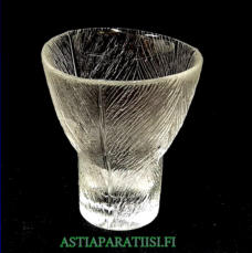 IITTALA, Tuuli 2792 kirkas Lasimaljakko,Design: Valto Kokko,Korkeus n.11,7 cm, halkaisija n.10,5 cm ,1 kpl,38� /kpl ( Tuote nro / Item #328MA