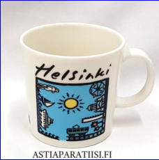 ARABIA, Helsinki muki, suunniteltu abb,korkeus n.8 cm, halkaisija n.8,3 cm, 0 kpl, ( Tuote nro 167 P )