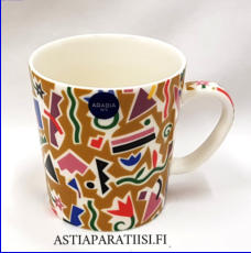 ARABIA, Suomi 100 V.Bebop 1992 0,3l ,Design:Heikki Orvola,korkeus n.8 cm, halkaisija n.8,3 cm, 2 kpl, 26 �/kpl,( Tuote nro 171 P )