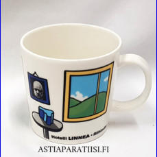 ARABIA,Hotelli Linnea Riihim�ki Muki,korkeus n.8 cm, halkaisija n.8 cm, 2 kpl, 32�/kpl,( Tuote nro 177 P )