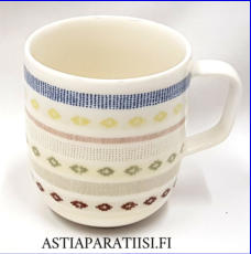 IITTALA, Sarjaton muki 0,36 L, Tikki,Design: Harri Koskinen, & Samuji,korkeus n.9,7 cm, halkaisija n.8,5cm, 0 kpl, ( Tuote nro 188 P )