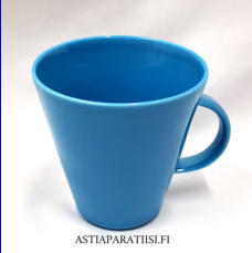 ARABIA, Koko turkoosi  muki,Design:Kati Tuominen- Niittyl�,korkeus n.10 cm, halkaisija n.9,6 cm, 1 kpl, 26�/kpl,( Tuote nro 211 P )