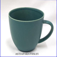 ARABIA, 24h  vihre� muki,Design:Heikki Orvola,korkeus n.9,7 cm, halkaisija n.8,3 cm, 3 kpl, 18 �/kpl,( Tuote nro 214 P )