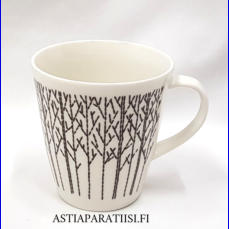  PENTIK ,Metsikk� Muki,Tummanharmaa 0,3 l, Suunnittelija Minna Niskakangas, korkeus n.9,5 cm, halkaisija n.8,8 cm, 1 kpl, 28 �/kpl,( Tuote nro 293 P )