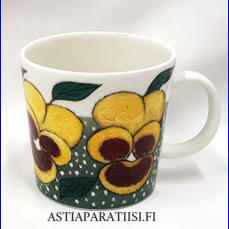 ARABIA, Lempe� hymy muki, Design:Helj� Liukko-Sundstr�m,Valmistusvuosi 2010,korkeus n.8 cm, halkaisija n.8 cm, 2 kpl, 48 �/kpl,( Tuote nro 305 P )