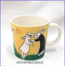 ARABIA,pupumuki Ylioppilas , Design:Helj� Liukko-Sundstr�m,Valmistusvuosi 2008,korkeus n.8 cm, halkaisija n.8 cm, 7 kpl, 48 �/kpl,( Tuote nro 310 P )