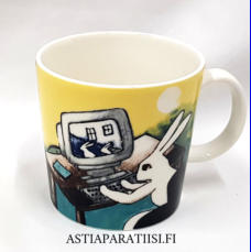ARABIA,pupumuki N�rttipuput ,Design:Helj� Liukko-Sundstr�m,Valmistusvuosi 2000,korkeus n.8 cm, halkaisija n.8 cm, 0 kpl,( Tuote nro 312 P )