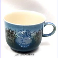 ARABIA,teekuppi, �idille.Design: Helj� Liukko-Sundstr�m,Valmistusvuosi 1981,korkeus n.7,8 cm, halkaisija n.8,2 cm,1 kpl, 38 �/kpl,( Tuote nro 318 P )