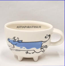PII-POT lehm� muki,korkeus n.6,5 cm, halkaisija n.7,5 cm, 1 kpl, 24�/kpl,( Tuote nro 372 P )