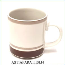 ARABIA,Pirtti muki,Design:Raija Uosikkinen (koriste), Anja Jaatinen-Winquist (malli),korkeus n.10cm, 0 kpl,( Tuote nro 382 P )