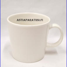 IITTALA, Teema valkoinen muki , Design:Kaj Franck, korkeus n.8 cm, halkaisija n.8 cm, ,0 kpl, ( Tuote nro 386 P )