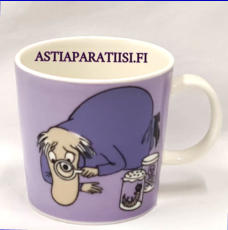 ARABIA,Muumimuki Hemuli,Moomin Mug, Hemulen (2004-2013),Design: Tove Slotte-Elevant,Korkeus n. 8 cm, halkaisija n. 8 cm, 3kpl, 79�/kpl( Tuote nro 138M )