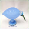 IITTALA, Ibis vaaleansininen / IBIS Light Blue,  nr. XXX/750. Design:Oiva Toikka Nuutaj�rvi,Signeerattu / Signature,mitat n.21cm x 17cm,0kpl,( Tuote nro / Item #102T)