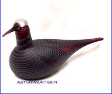 IITTALA,Kuovi/ Curlew 1999,Design: Oiva Toikka  Nuutaj�rvi,Signeerattu / Signature,mitat n. 31 cm x 15,5 cm, 1kpl,570� ( Tuote nro / Item #106T)