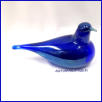 NUUTAJ�RVI,Y�tiira Yrityslintu / Art Glass Bird, Night Tern, Limited Edition, numeroitu E.Ahlstr�m Oy,xxx/500,Design: Oiva Toikka Nuutaj�rvi Notsj�,Signeerattu / Signature,mitat n. 22,5cm x 10 cm,1kpl,480� ( Tuote nro / Item #112T)