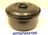 ARABIA, Kokki pata. Design: Tapio Yli-Viikari,Tumman ruskea, halk. n. 24,8cm, kork. n. 14,5cm, 1kpl,170�/kpl
