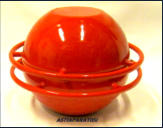 ROSENLEW Saturnus -pata ,Design:Timo Sarpaneva,1960 -luku,halk. n.16,5 cm, kork. n.12 cm, 1kpl, 180�/kpl