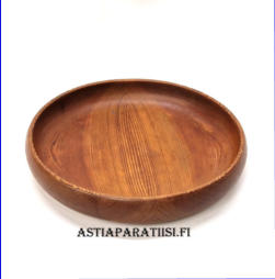 TEAK/TIIKKI,kulho vintage,Mitat:n Halkaisija n. 23 cm, Korkeus n. 4 cm,1kpl,18�/kpl,( Tuote nro / Item #130PU )