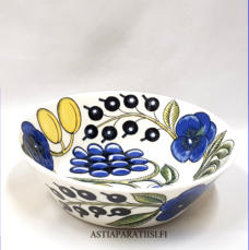 ARABIA,Paratiisi,syv� murokulho,Design:Birger Kaipiainen, alkuper�istuotantoa.Suunniteltu vuonna 1969,halkaisija.n.16,5 cm,10 kpl,32�/kpl ( Tuote nro 105R )