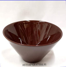 ARABIA, KoKo murokulho Ruskea v�ri,Design: Kristina Riska ja Kati Tuominen-Niittyl�,alkuper�istuotantoa,Korkeus n.8,5 cm Leveys n. 15 cm,9 kpl, 20 �/kpl ( Tuote nro 208R )