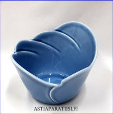 ARABIA, Tuuli, Murokulho / j�lkiruoka- / tarjoilukulho, sininen, Design:Helj� Liukko-Sundstr�m,Tuotannossa	1983-1993,Korkeus n. 8 cm, leveys n. 13 cm,1 kpl, 38 �/kpl ( Tuote nro 304R )
