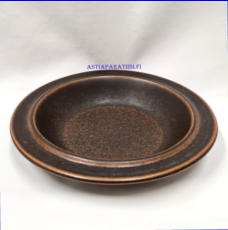 ARABIA, Ruska -sarjan keittolautanen,Design: Ulla Procop�.Suunnitteluvuosi 1960,Korkeus n. 3,2 cm, leveys n. 20 cm,5 kpl, 22 �/kpl ( Tuote nro 332R )