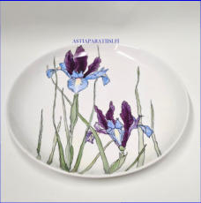 ARABIA, fajanssia k�sinmaalattu, leveys n. 23,5 cm,1kpl,44�/kpl ( Tuote nro 360R )