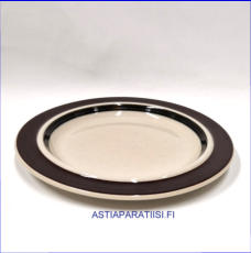 ARABIA, Ruija salaattilautanen,Design:Raija Uosikkinen,alkuper�is tuotantoa.Valmistettu 1975-81-luku,leveys n. 20,5 cm,8 kpl, 18 �/kpl ( Tuote nro 252R )