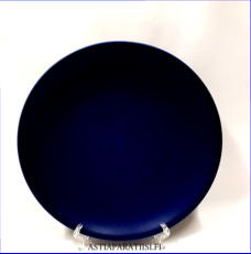 ARABIA, 24h sininen ,Ruokalautanen,Design:Heikki Orvola,alkuper�istuotantoa.Tuotannossa 2000-2006,leveys n. 26 cm,8 kpl, 24 �/kpl ( Tuote nro 177R )
