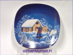 ARABIA,Sein�lautanen Aslak, Design: Anita Rantanen-Siewers,Mitat Korkeus n. 12 cm, leveys n. 12 cm,1kpl.25�/kpl,( Tuote nro 190AM )