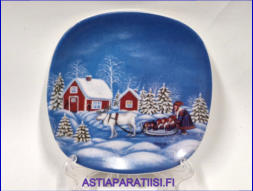 ARABIA,Sein�lautanen Lapin�iti , Design: Anita Rantanen-Siewers,Mitat Korkeus n. 12 cm, leveys n. 12 cm,1kpl.25�/kpl,( Tuote nro 191AM )