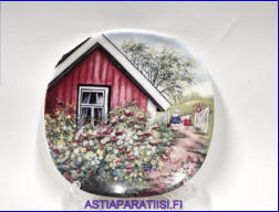 ARABIA,Sein�lautanen Kotiseudun kev�t, Design: Anita Rantanen-Siewers,Mitat Korkeus n. 12 cm, leveys n. 12 cm,1kpl.25�/kpl,( Tuote nro 204AM )
