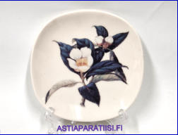 ARABIA,Sein�lautanen "Franklinia Alatamaha" (WWF), Design: Mary Grierson,Mitat Korkeus n. 12 cm, leveys n. 12 cm,1kpl.45�/kpl,( Tuote nro 216AM )