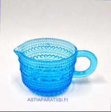 NUUTAJ�RVI ,Kastehelmi kermakko,Design:Oiva Toikka, korkeus:n.5,5 cm, Halkaisija:n.7 cm, 2kpl,25�/kpl, ( Tuote nro / Item #130S )