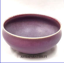 ARABIA, taidekeramiikka Design:Liisa Hallamaa Larsen,signeerattu,mitat korkeus n.8,4 cm Halkiasija n.18 cm, 269� ( Tuote nro / Item #101F )