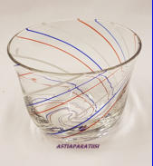 Pieni taidelasi filigraani ty�,,kork. n.6,5 cm, 1kpl,45�